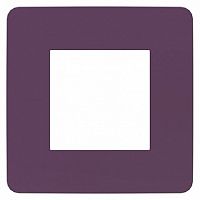 Рамка 1 пост UNICA STUDIO, лиловый | код. NU280215 | Schneider Electric